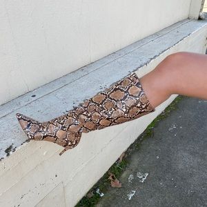 Lulu’s Snakeskin Boots